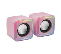 Altavoces 2.0 MSCUBEW 8W RMS (Rosa) - MARS-GAMING