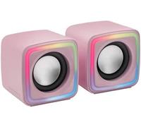 Mars Gaming Altavoces MSCubeP Premium 8W Rosa