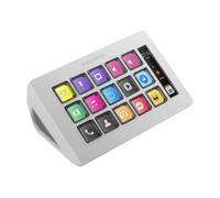 Mars Gaming MSD-One Control Deck Slim 15 Teclas LCD Blanco | Diseño Ultra-Slim Compacto, 15 Teclas LCD Interactivas, Gestión de Escenas y Perfiles, Conexión USB Directa