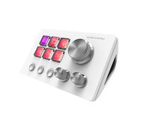 Mars Gaming MSD-TWO Control Deck Compacto 6 Teclas LCD Personalizables 3 Ruedas Windows MacOS Blanco