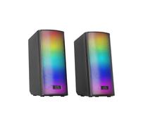 Altavoces Mars Gaming MSRGB2/ 15W/ 2.0/ Negros