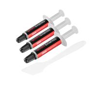 Mars Gaming MT0X3, Kit 3X Pastas Térmicas CPU, Alta Conductividad Térmica 6W/m·K, hasta 280°C, No Conductiva con Nanotecnología, Aplicación Fácil y Uniforme con Espátula y Aplicador, 3x1g (3g), Gris