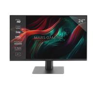 Mars Gaming MV-24, Monitor 24” IPS FHD 120Hz, HDR10 1ms, FreeSync y G-Sync, Monitor PC con Altavoces Integrados, Inclinación 25°, Low Blue Light y Flicker Free, HDMI + DisplayPort + Jack 3.5mm, Negro