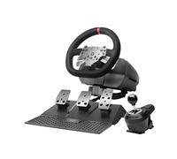 Mars Gaming MWH-RSX Volante Simracing Force Feedback Motor Dual Set 3 Pedales Palanca de Cambios