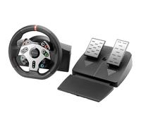 Mars Gaming MWH-RSXTWO Volante Gaming DriveSense Zero Dead Zone Giro 270° | 13 Botones y Joystick, Levas Duales, D-pad, Pedalera XL, PC|PS3|PS4|Xbox One|Xbox Series X-S|Switch|Switch 2, Negro