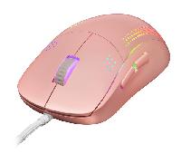 mars gaming ratón mmpro ultralight rgb pink