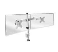 Mars Gaming MARM2W Soporte Dual de Brazo para Monitor 13"-27" VESA 100x100 Máx 8Kg Blanco