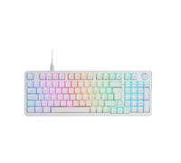 Mars Gaming MKPRO, Teclado Mecánico Gaming Completo, RGB Chroma, Switches Hot-Swap Mecánicos, Antighosting, Rueda de Control, Software Avanzado, Multiplataforma, Switch Silent, Español, Blanco