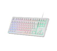 Mars Gaming MK023 TKL H-Mech Teclado Gaming FRGB Blanco