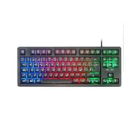 Mars Gaming – Teclado Gaming MK023 TKL – Híbrido H-Mech, FRGB Rainbow, USB 2.0 – Negro