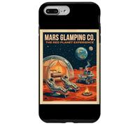 Mars Glamping Red Planet Experience Astronauta Divertido Camping Carcasa para iPhone 7 Plus/8 Plus