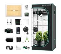 MARS HYDRO Grow Tent Kit Complete 2.3x2.3ft TS1000W LED Grow Light Dimmable Full Specturm Indoor Grow Tent Complete System