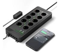 Mars Hydro iHub-Pro 10AC Power Strip Kit, 10 x All-in-One Growroom, control climático WiFi para luz, temperatura, humedad y VPD