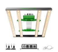 MARS HYDRO Smart E3000 300Watt Led Cultivo 90X90cm Espectro Completo, Grow Light Bar con 1184pcs Diodos, APP Control Dimmable & Desmontable LED Grow Light, para Veg Bloom Flower, lograr 2,8 umol/J