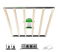 MARS HYDRO Smart FC-E6500 730W Led Cultivo 150X150cm Espectro Completo, Grow Light Bar con 3546pcs Diodos, APP Control Dimmable & Desmontable LED Grow Light, para Veg Bloom Flower, lograr 2,8 umol/J