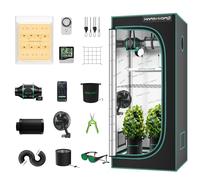 MARS HYDRO TS600 Indoor Cultivo Kit Completo,TS600 100W led Cultivo Completo Specturm,60x60x140cm Grow Tent, Juego Completo de Luces led para Cultivo con 4" Mejorado Ventilador en línea Filtro Kit