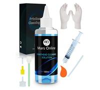 Mars Online Kit de limpieza de cabezales de impresora de inyección de tinta compatible con HP/Epson/Brother/Canon 8600 8610 8035 8710 6700 6900 / Epson 1430 2720 et-2720 et-2750, 100 ml, kit 2