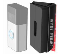 Mars Outpost Soporte de ángulo ajustable de 25 a 55 grados sin taladro para timbre de videopuerta/timbre de batería, Pro, con cable, adaptador de ajuste de ángulo de repuesto, kit de cuña (regular)