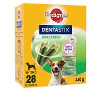 Pedigree Dentastix Fresh - Friandises pour Petit Chien, 112 bâtonnets à mâcher pour l'hygiène bucco-dentaire (16 sachets de 7 Sticks)