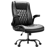 Marsail Silla de Oficina ergonómica con Soporte Lumbar Ajustable, reposacabezas y reposabrazos, Altura Regulable y función basculante