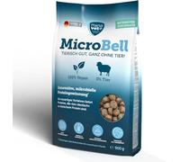 Marsavet Pienso seco MicroBell - 900 g. Pienso Vegano para Perros monoproteína con proteínas microbianas, sin Ingredientes de Origen Animal, alérgicos y Perros sensibles, sin Gluten ni Cereales.