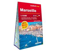 Marseille 1/15.000 (carte format poche laminée - plan de ville) (Carte Poche laminée Comfort! M)
