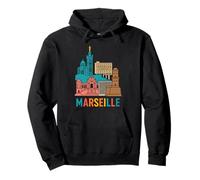 Marseille City France Sudadera con Capucha