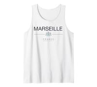 Marsella Francia Viaje a Francia Regalo de Marsella Camiseta sin Mangas