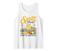 Marsella Pastis Spritz Vacaciones en la Costa de Provenza Camiseta sin Mangas