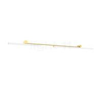 Marset Ambrosia A, aplique empotrado LED 2 focos, dorado mate
