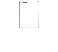 Marset Ambrosia, lámpara de suspensión LED, alt.146,6 cm - anch.210 cm - negro