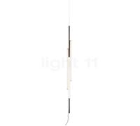 Marset Ambrosia V, lámpara de suspensión LED, negro - 130 cm - 3.000 K
