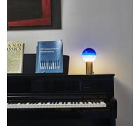 MARSET Dipping Light lámpara de mesa azul/latón