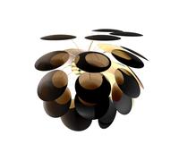 Marset Discocó, lámpara de pared, negro/dorado