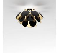 MARSET Discocó lámpara de techo Ø 53 cm negro/oro