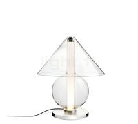 Marset Fragile, lámpara de sobremesa LED, translúcido