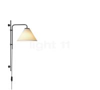 Marset Funiculi A Fabric lámpara de pared, negro/arena