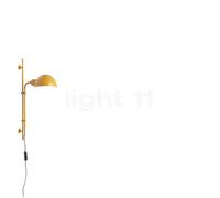 Marset Funiculi A, lámpara de pared, mostaza