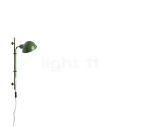 Marset Funiculi A, lámpara de pared, verde