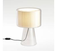 MARSET Lámpara de mesa Mercer, algodón, Ø 38 cm