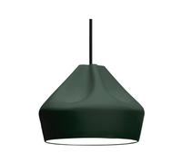 MARSET - Pleat Box 24 Lámpara Colgante E14 Oscuro Verde/Blanco