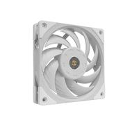 MARSGAMING Mars Gaming MF-NC, Ventilador PC PWM 120mm, Rodamiento FDB de Cobre Hiperbalanceado, Ventilador Silencioso con Diseño de Aspas Híbridas, Ventilador Ordenador Profesional, Blanco
