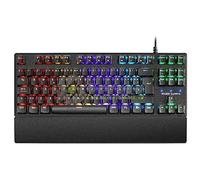 MARSGAMING MKXTKLBPT, Teclado Mecánico RGB LED, Switch Azul, Portu