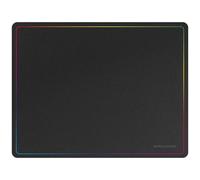 Mars Gaming Alfombrilla gaming MMP124 – 360×260, bordes Rainbow, base caucho antideslizante – Negro