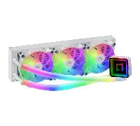 Mars Gaming ML-ULTRA360, Refrigeración Líquida CPU, TDP 650W, Espejo Infinito, 3 Ventiladores Silenciosos FDB ARGB, Tubos ARGB, Multisocket Universal, Blanco