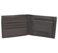 MARSHAL Cartera plegable de piel suave para niños, Marrón, S, Billetera plegable