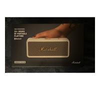 Marshall Emberton III Altavoces Bluetooth portátiles, inalámbricos, Emparejables, IP67 Resistentes al Polvo y al Agua, más de 32 Horas de Tiempo de reproducción - Crema