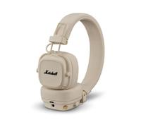 Marshall Major V Auriculares Inalámbricos Bluetooth, 100 Horas de Reproducción - Crema