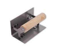 Marshalltown Llana de Esquina Interior Radio Cuadrado, de Acero, para yeseros y revocadores Dimensiones: 127x64 mm, Plata