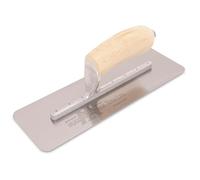 Marshalltown Llana veneciana para enlucido, mango de madera, acero inoxidable, dimensiones: 279x95 mm